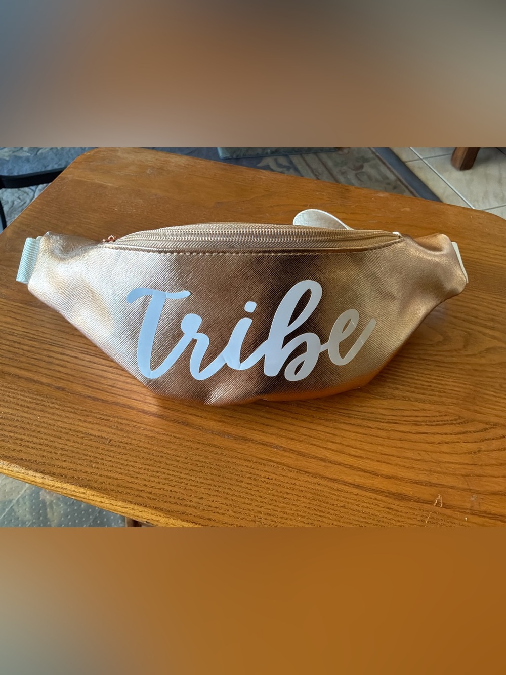 Metallic Rose Gold 'Tribe' Belt Bag - Women's Fanny Pack
